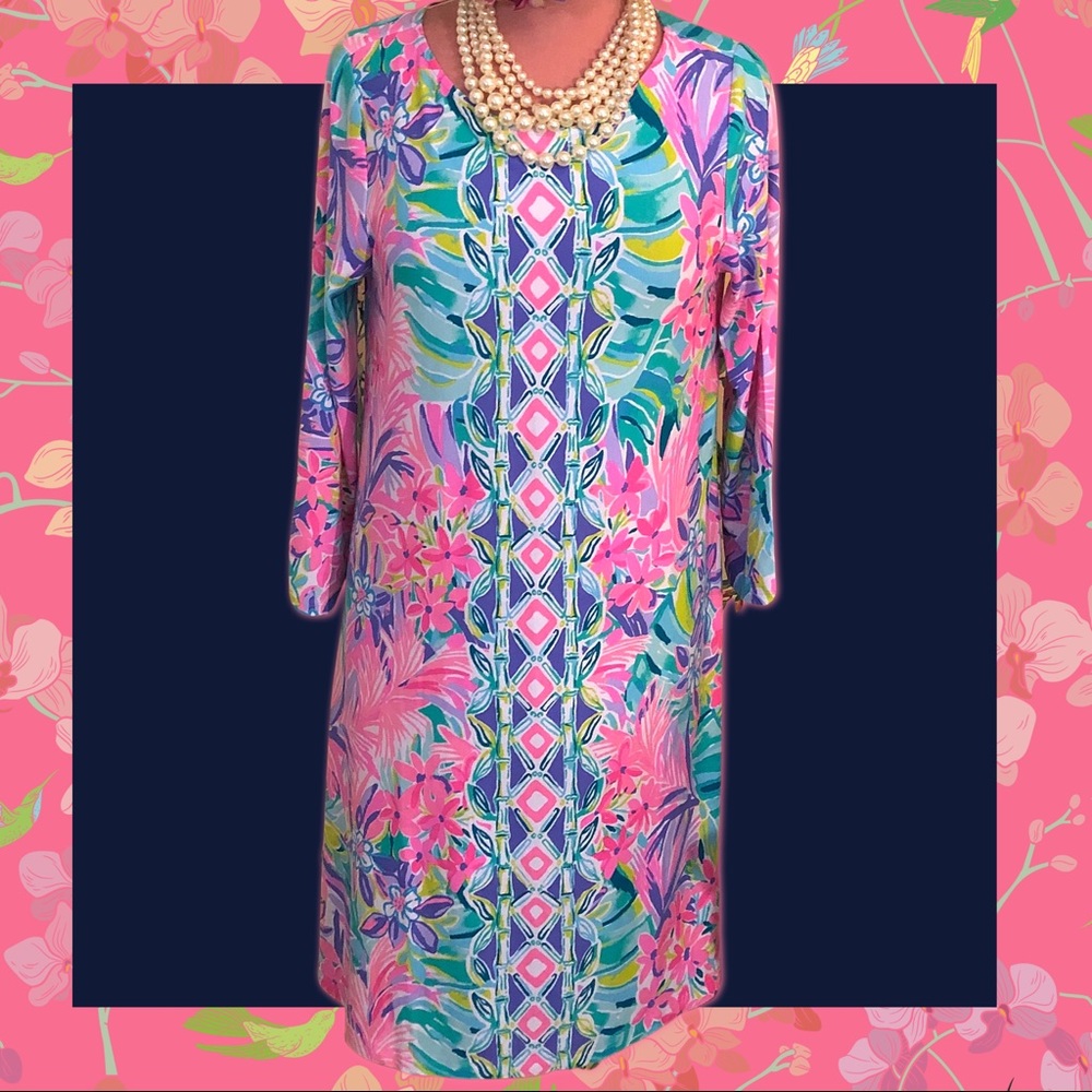 🍃🌸 Lilly Pulitzer Swing Dress Sz Large 🌸🍃